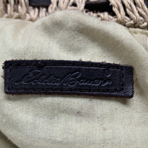 Eddie Bauer bag with leather straps - Picture 6 of 10